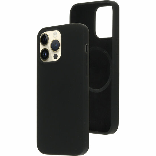 Mobiparts MagSafe iPhone 14 Pro Max hoesje zwart