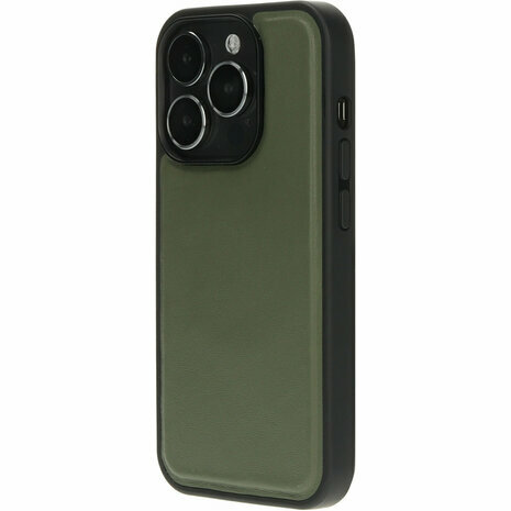 Mobiparts Leder-2-in-1-Geldb&ouml;rse f&uuml;r das iPhone 15 Pro Max, gr&uuml;n