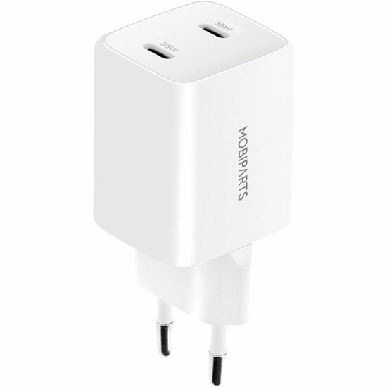 Mobiparts GaN 35 watt watt USB-C oplader