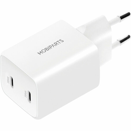 Mobiparts GaN 35 watt watt USB-C oplader