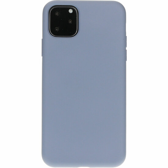 Mobiparts Silicone iPhone 11 Pro hoesje Grijs