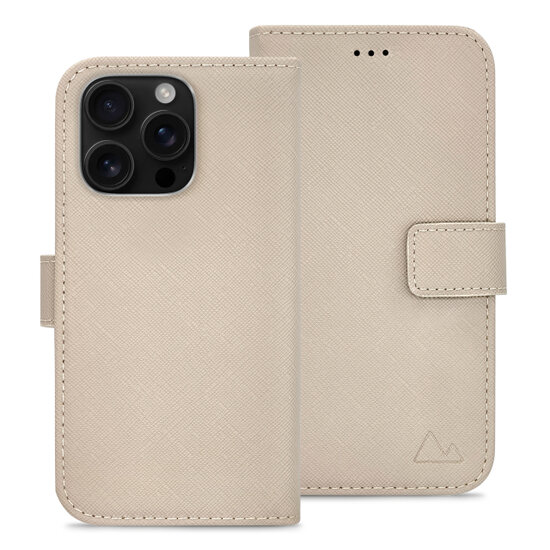 My Style Flex Wallet iPhone 16 Pro Max hoesje taupe