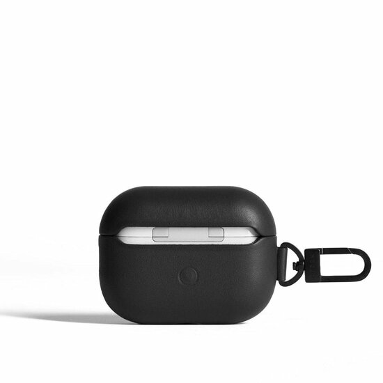 Mujjo Echelon leren AirPods Pro 3 hoesje zwart