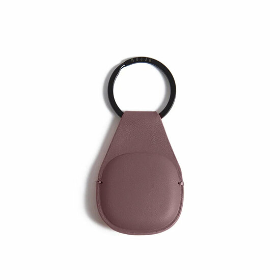 Mujjo Canopy leren AirTag 1 / 2 sleutelhanger rood