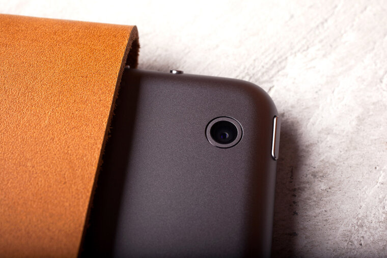 Mujjo Slim Fit H&uuml;lle f&uuml;r iPad Air, schwarz