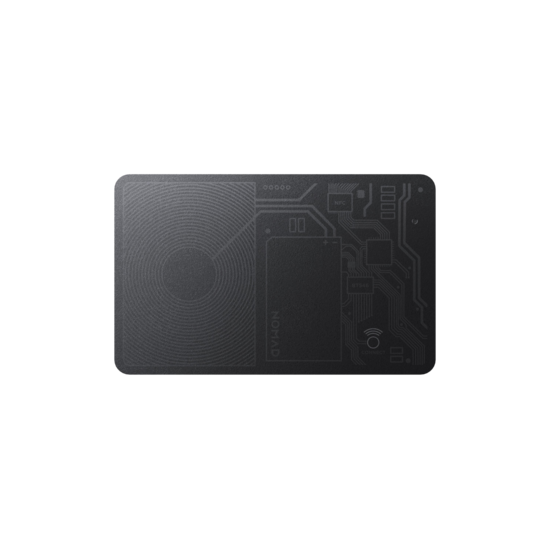 Nomad Tracking Card V2 Air Find My tracker zwart