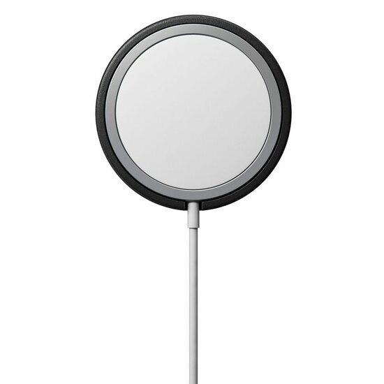 Nomad leren hoesje voor MagSafe oplader Zwart