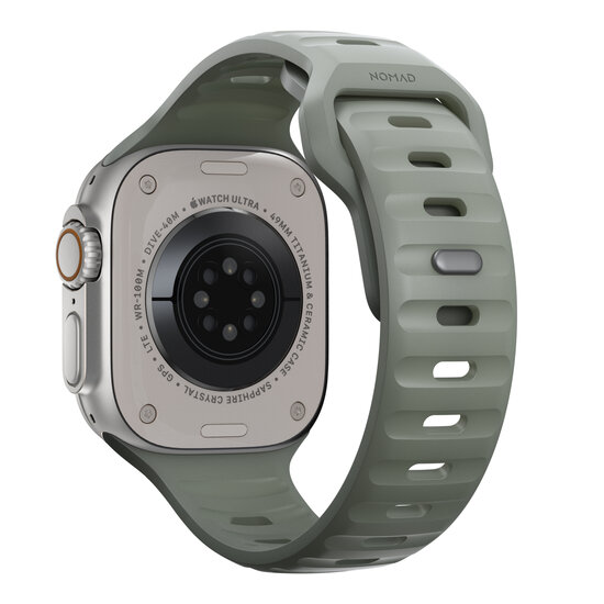 Nomad Sport FKM Apple Watch 49 / 45 / 44 mm bandje coastal rock