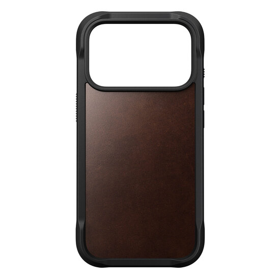 Nomad Rugged Horween Leather iPhone 17 Pro Max hoesje bruin