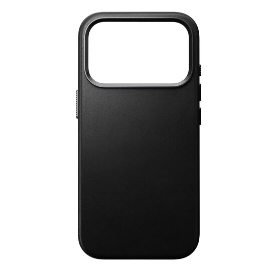 Nomad Traditional Leather iPhone 17 Pro Max hoesje zwart