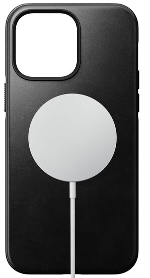 Nomad Horween&nbsp;MagSafe iPhone 14 Pro Max hoesje zwart