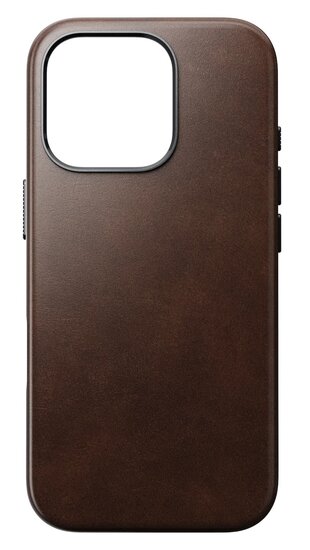 Nomad Traditional Horween leren MagSafe iPhone 16 Pro hoesje bruin