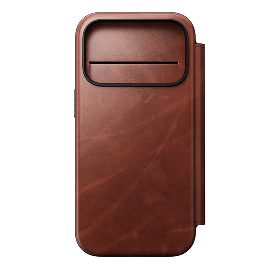 Nomad Modern Leather Folio Horween iPhone 17 Pro hoesje olde dublin