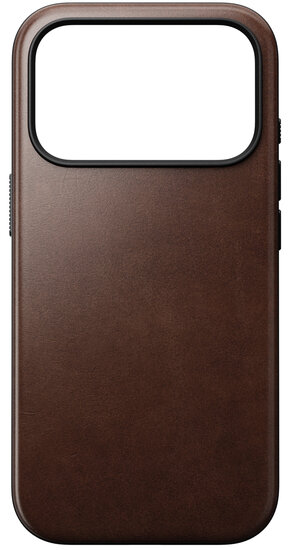 Nomad Modern Horween Leather iPhone 17 Pro hoesje bruin