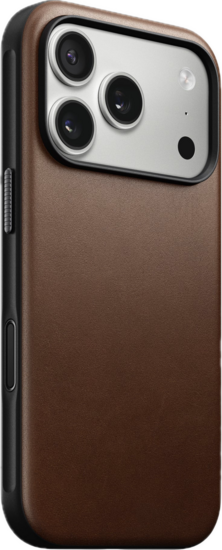 Nomad Modern Leather iPhone 17 Pro hoesje bruin