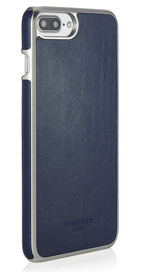 Pipetto Leather Snap iPhone 7 Plus hoes Navy