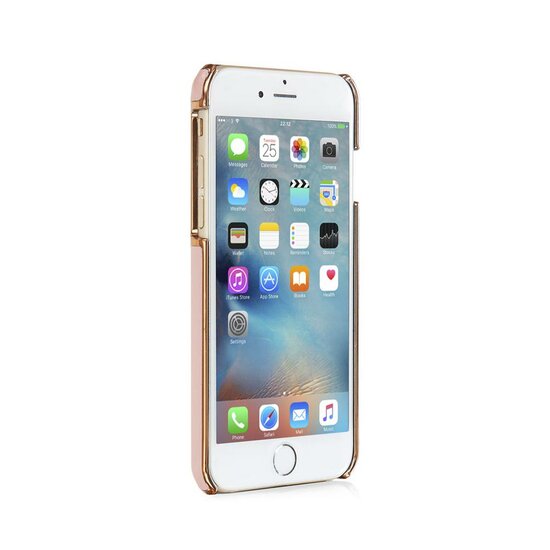 Pipetto Leather Snap iPhone 7 hoesje Pink