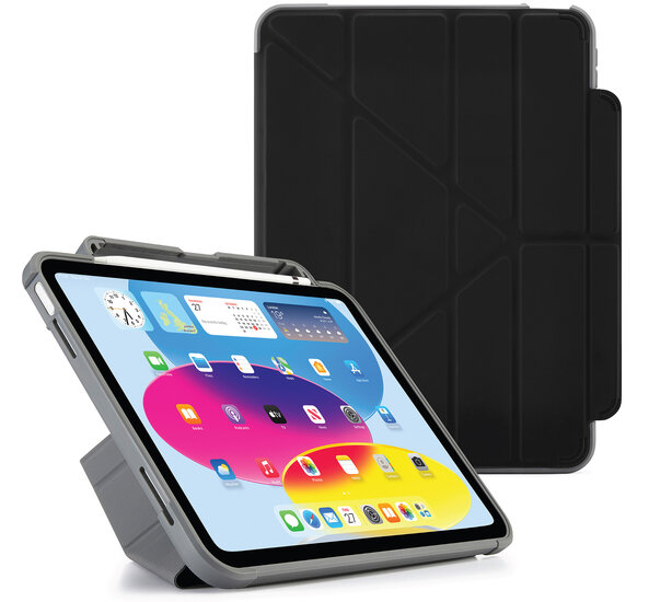 Pipetto Shield Pencil Origami iPad 2022 10,9 inch&nbsp;hoesje zwart