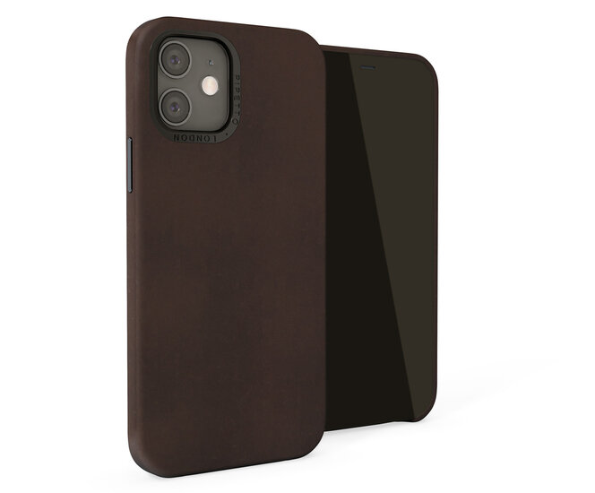 Pipetto Magnetic Leather iPhone 12 mini hoesje Bruin