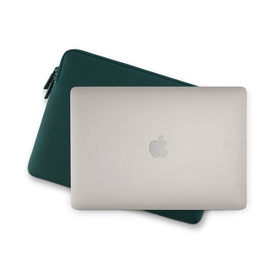 Pipetto Classic MacBook Pro 14 inch / MacBook Air 13,6 inch sleeve dark teal