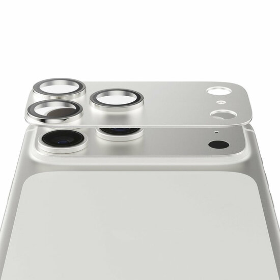 PanzerGlass Fender iPhone 17 Pro Max camera protector zilver