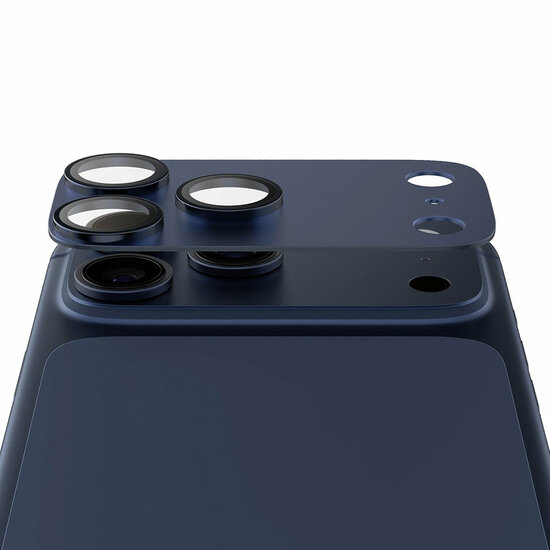 PanzerGlass Fender iPhone 17 Pro Max camera protector blauw