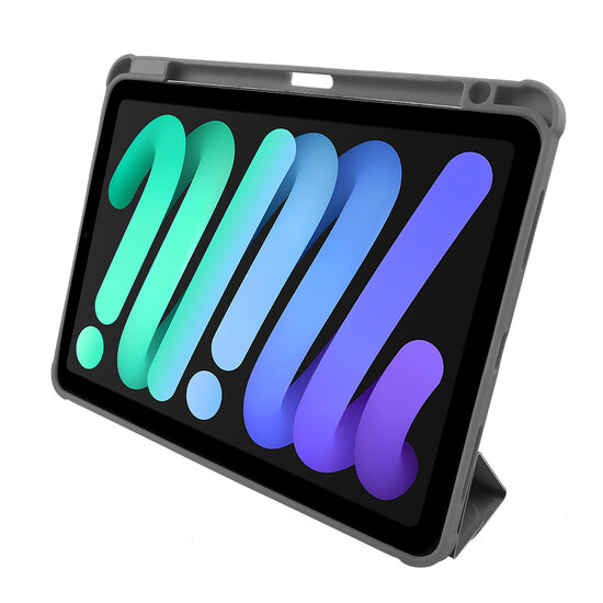 Pomologic BookFold Pencil iPad 2025 11 inch / 10,9 inch hoesje grijs