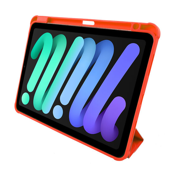 Pomologic BookFold Pencil iPad 2025 11 inch / 10,9 inch hoesje rood