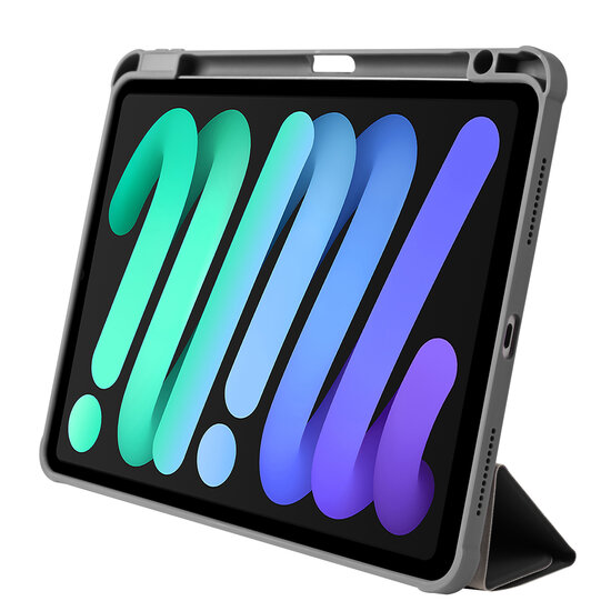 Pomologic BookFold Pencil iPad Air 11 inch hoesje grijs
