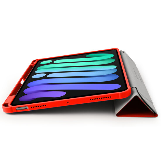 Pomologic BookFold Pencil iPad Air 11 inch hoesje rood