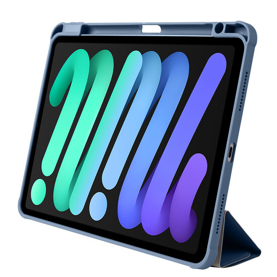 Pomologic BookFold Pencil iPad Air 11 inch hoesje navy