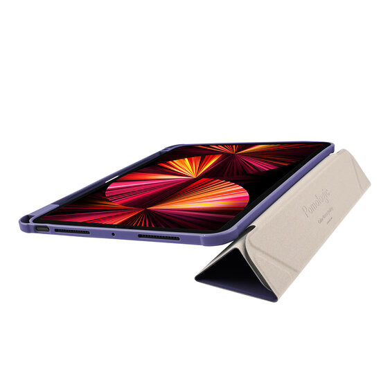 Pomologic BookFold Pencil iPad Pro 11 inch hoesje paars