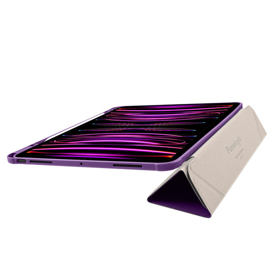 Pomologic BookFold Pencil iPad Pro 13 inch hoesje paars