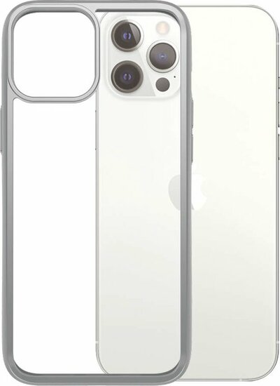 PanzerGlass ClearCase iPhone 12 Pro Max hoesje Zilver