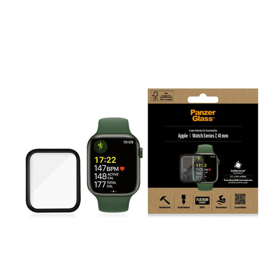 PanzerGlass Glazen Apple Watch 41 mm screenprotector
