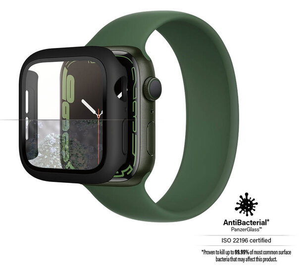 PanzerGlass Full Body Apple Watch 41 mm screenprotector Zwart