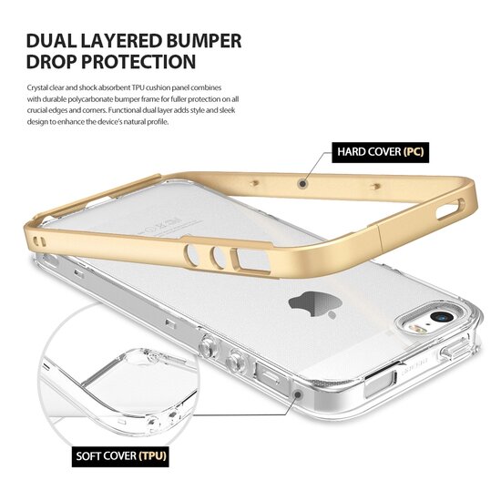 Ringke Frame iPhone SE/5S bumper hoesje Black