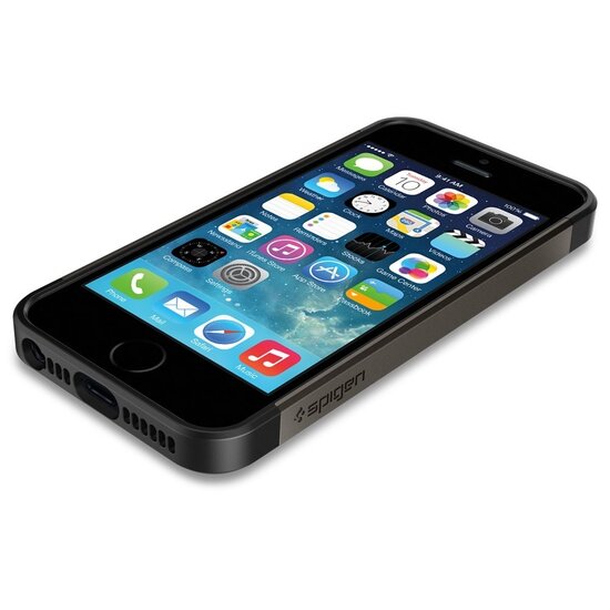 Spigen Slim Armor S iPhone 5S/SE-H&uuml;lle in Gun Metal