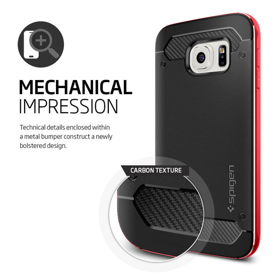 Spigen Neo Hybrid Metal case Galaxy S6 Gun Metal