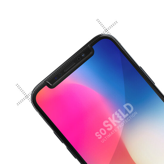 SoSkild&nbsp;Double Glass&nbsp;iPhone Xs Max screenprotector