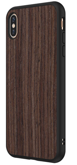 RhinoShield SolidSuit iPhone XS hoesje Walnoot zwart