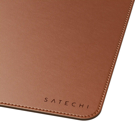 Satechi Vegan Leather Premium bureaumat bruin