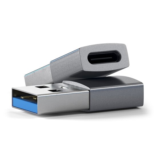 Satechi USB-A naar USB-C adapter Space Grijs