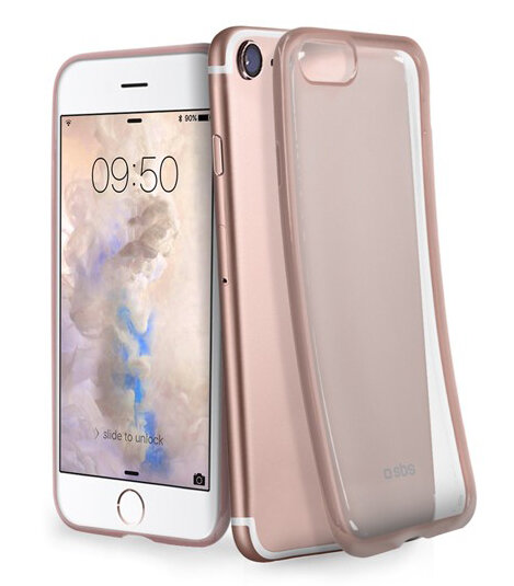 SBS Mobile Slim Edge iPhone 7 hoesje Rose Gold
