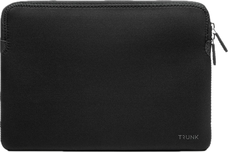 TRUNK Neoprene MacBook 13 inch sleeve zwart