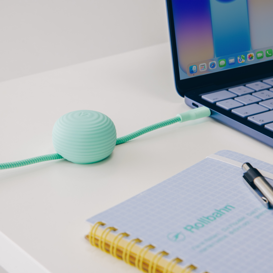 Twelve South CableStay USB-C kabel met houder beige