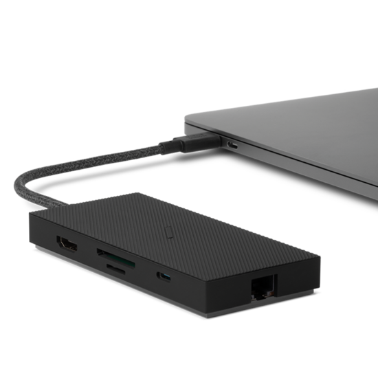 Native Union Smart 7 poort USB-C hub Zwart
