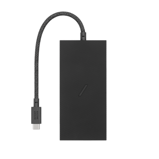 Native Union Smart 7 poort USB-C hub Zwart