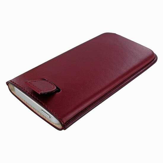Piel Frama Pull-Sleeve f&uuml;r iPhone 5/5S  Burgundy