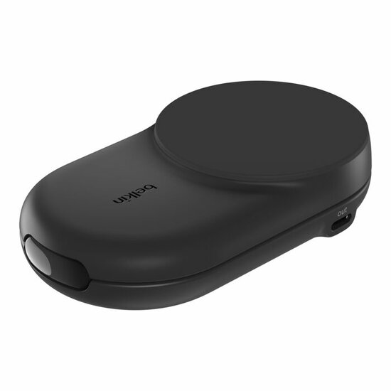 Belkin UltraCharge 2 in 1 opvouwbare MagSafe lader met Qi2 25 watt zwart
